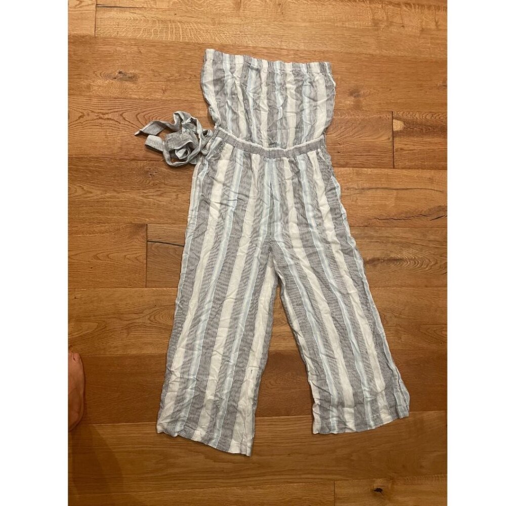 Splendid Strapless Linen-Blend Jumpsuit